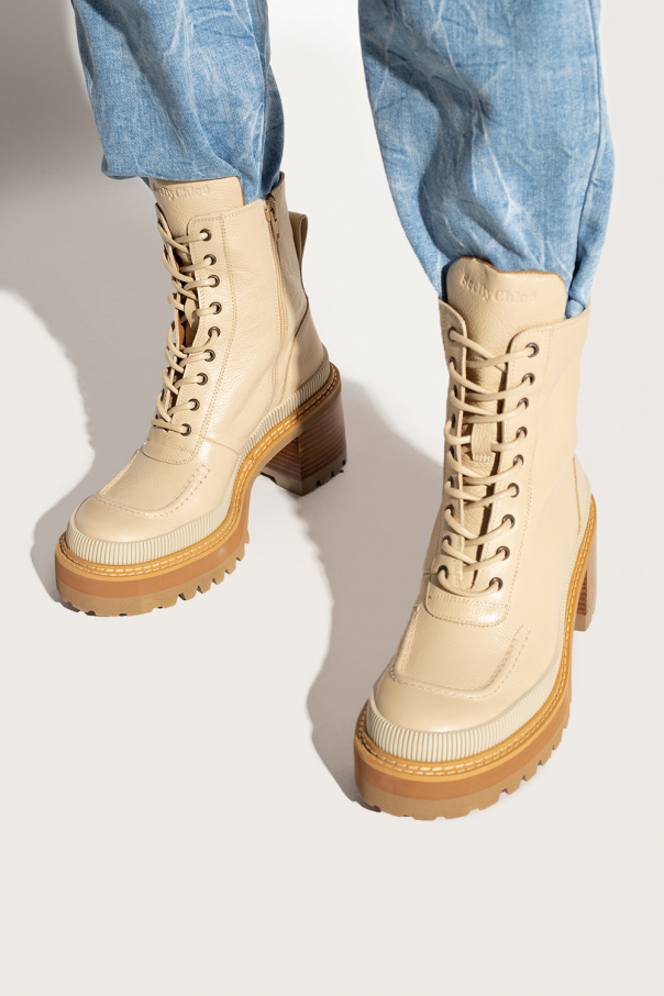 【See by Chloé】Mahalia Leather shoes 37 See By Chloe - Mahalia leather ankle boots See by Chloe